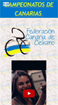 Mobile Screenshot of ciclismocanario.es